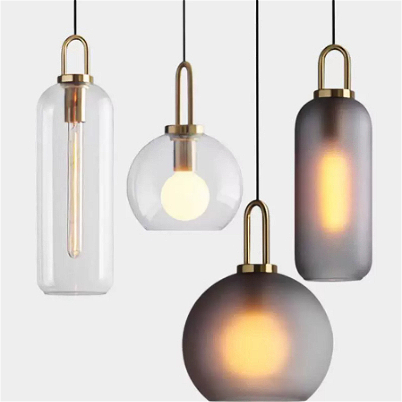 Home Of The Year Bathroom - Luminaire suspendu LED noir au design