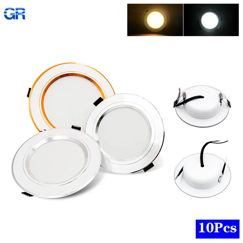 Home Of The Year Bathroom - 10 pièces/lot Led Downlight AC 220V