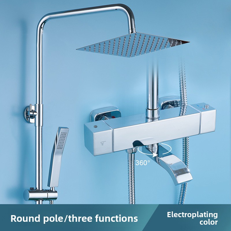 Home One Bathroom - Ensemble de douche thermostatique en acier