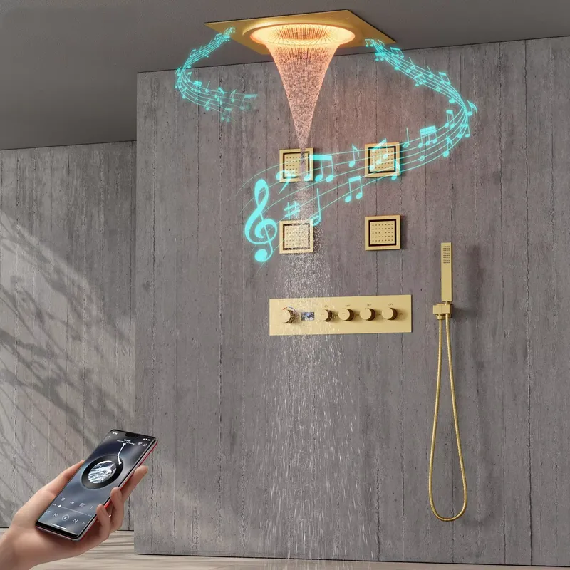 Home In Bathroom - Ensemble de douche LED intelligent avec