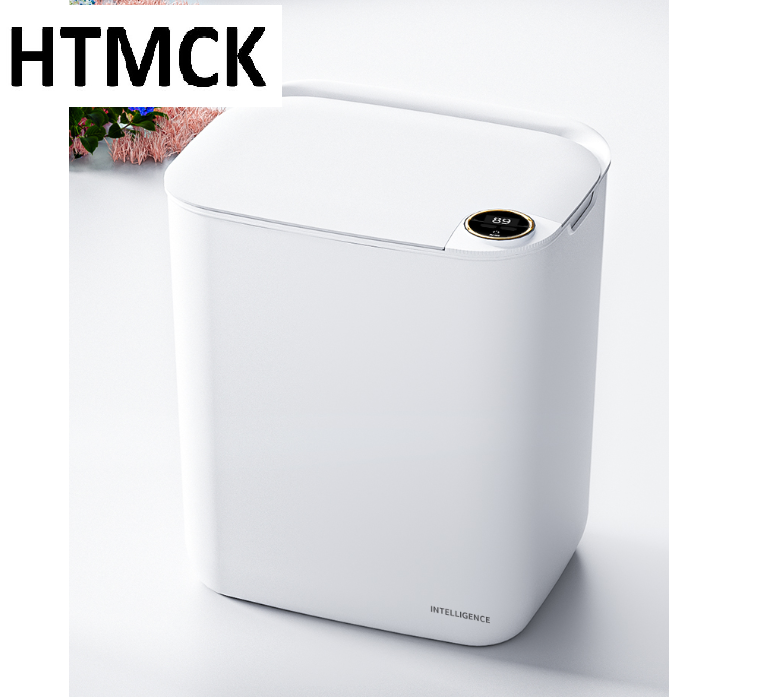 Home Bathroom Trash Can - Poubelle intelligente à capteur automatique avec