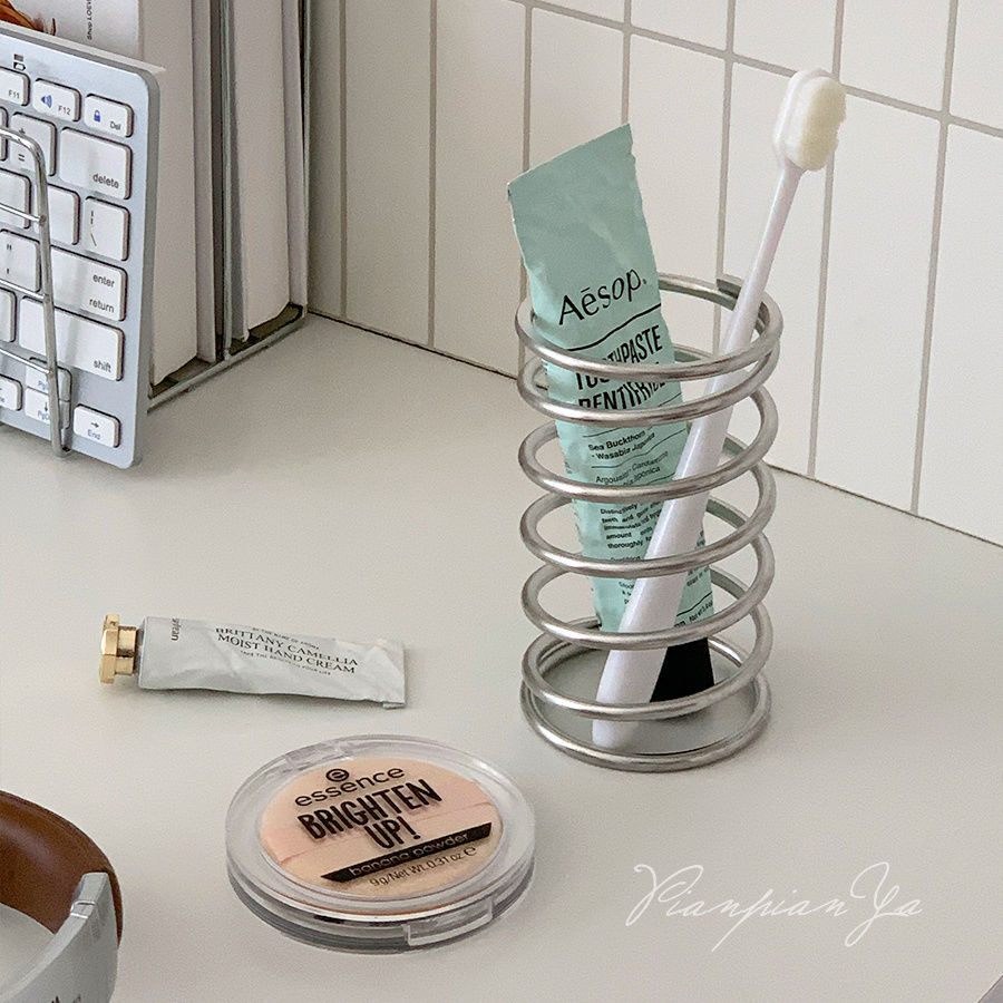 Zara Home Bathroom Accessories - Porte-brosse à dents en acier inoxydable,