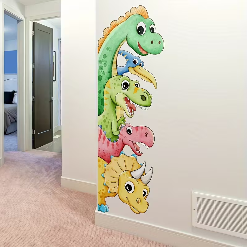 Home One Bathroom - 1 autocollant mural de dessin animé