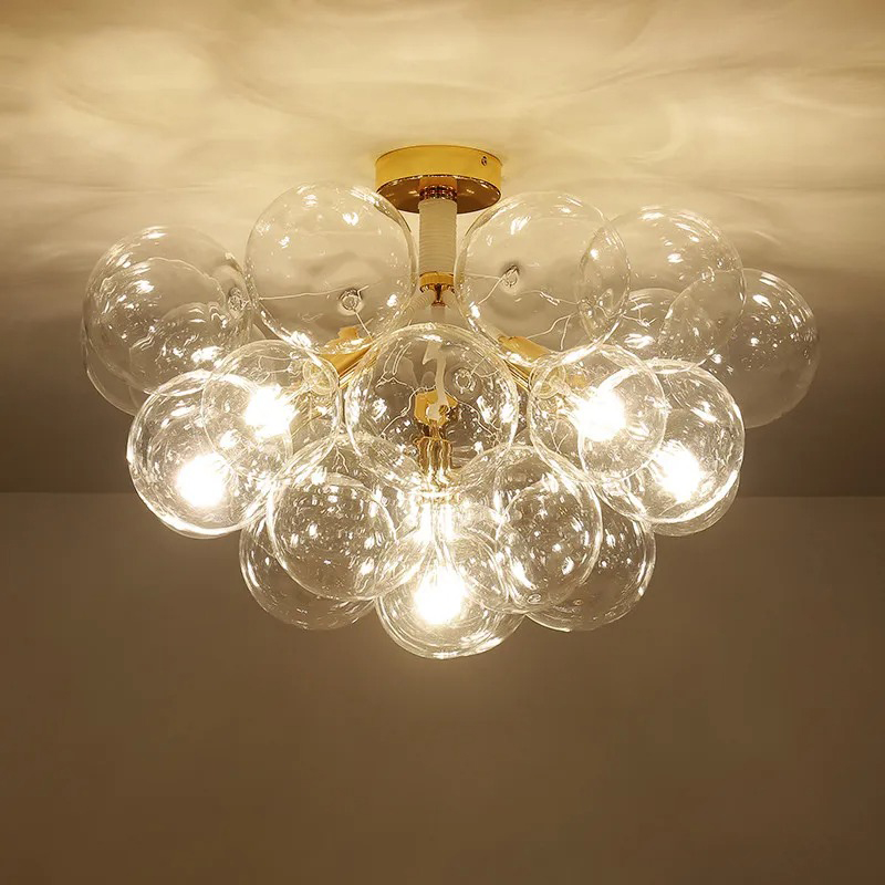 Home Hardware Bathroom Lighting - Plafonniers à bulles claires modernes matériel