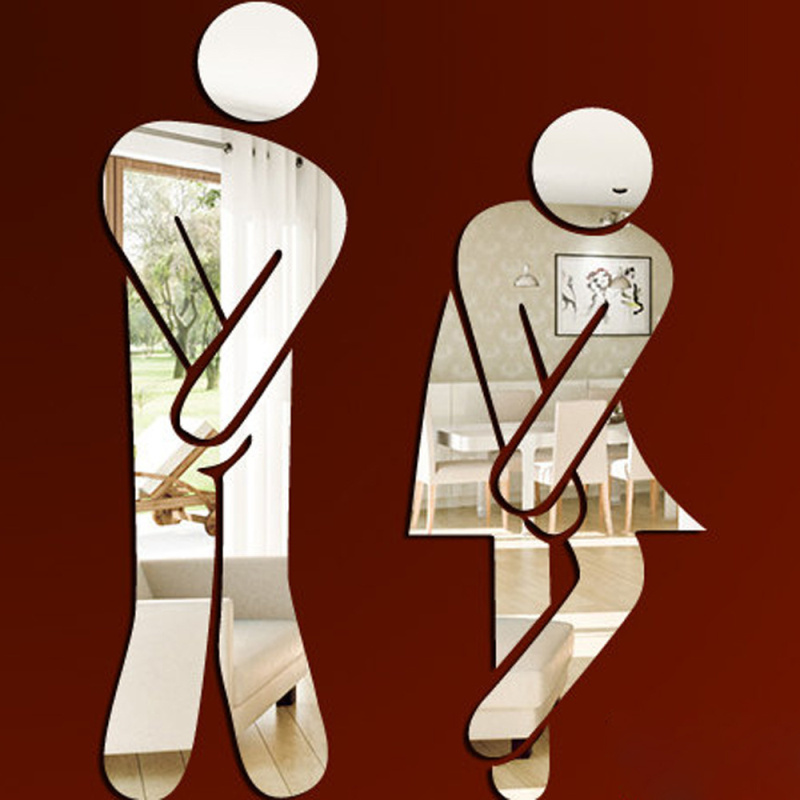 Home Bathroom Door Signs - Panneau de porte de toilette en