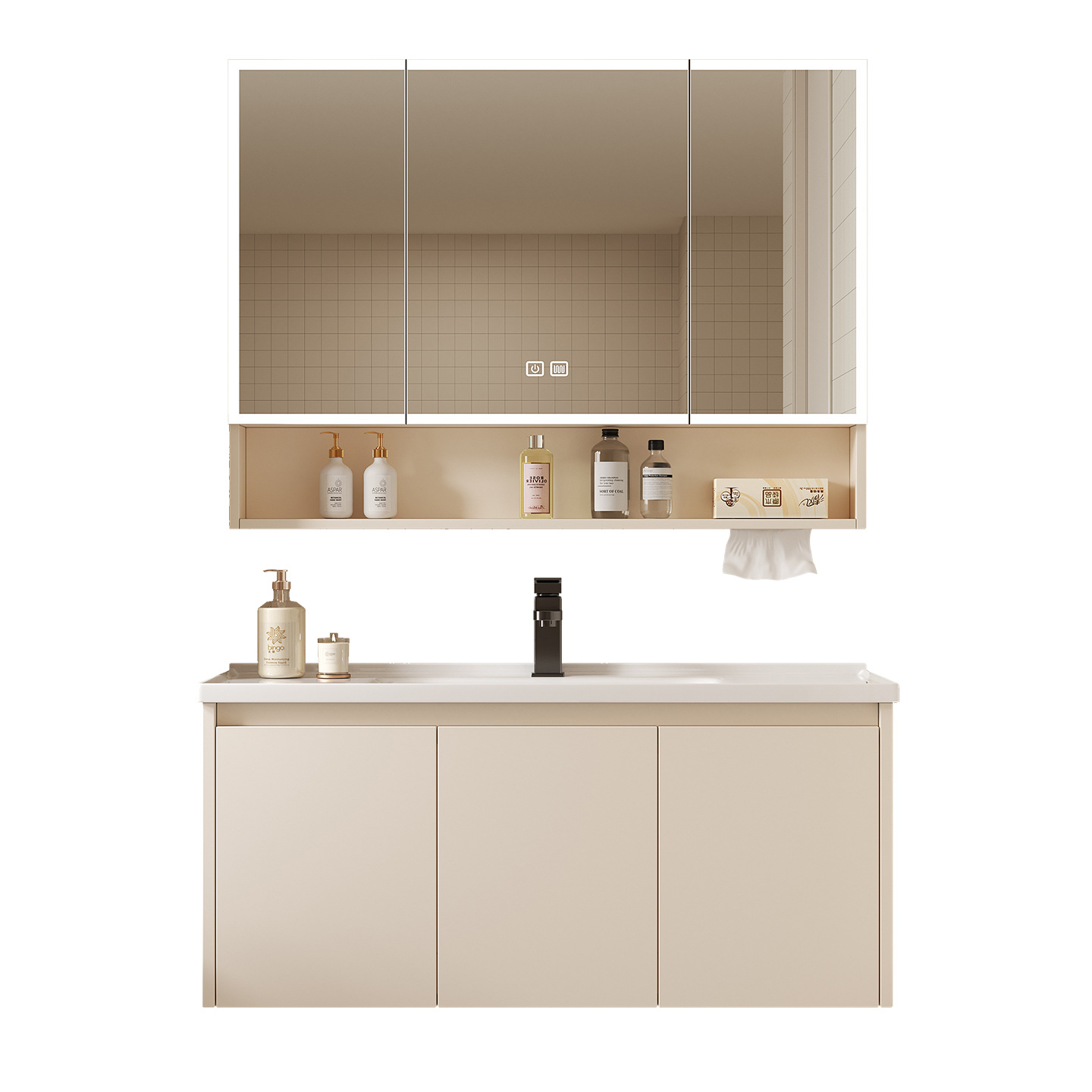 Home Bathroom Paper Towels - Armoire de rangement intelligente pour salle