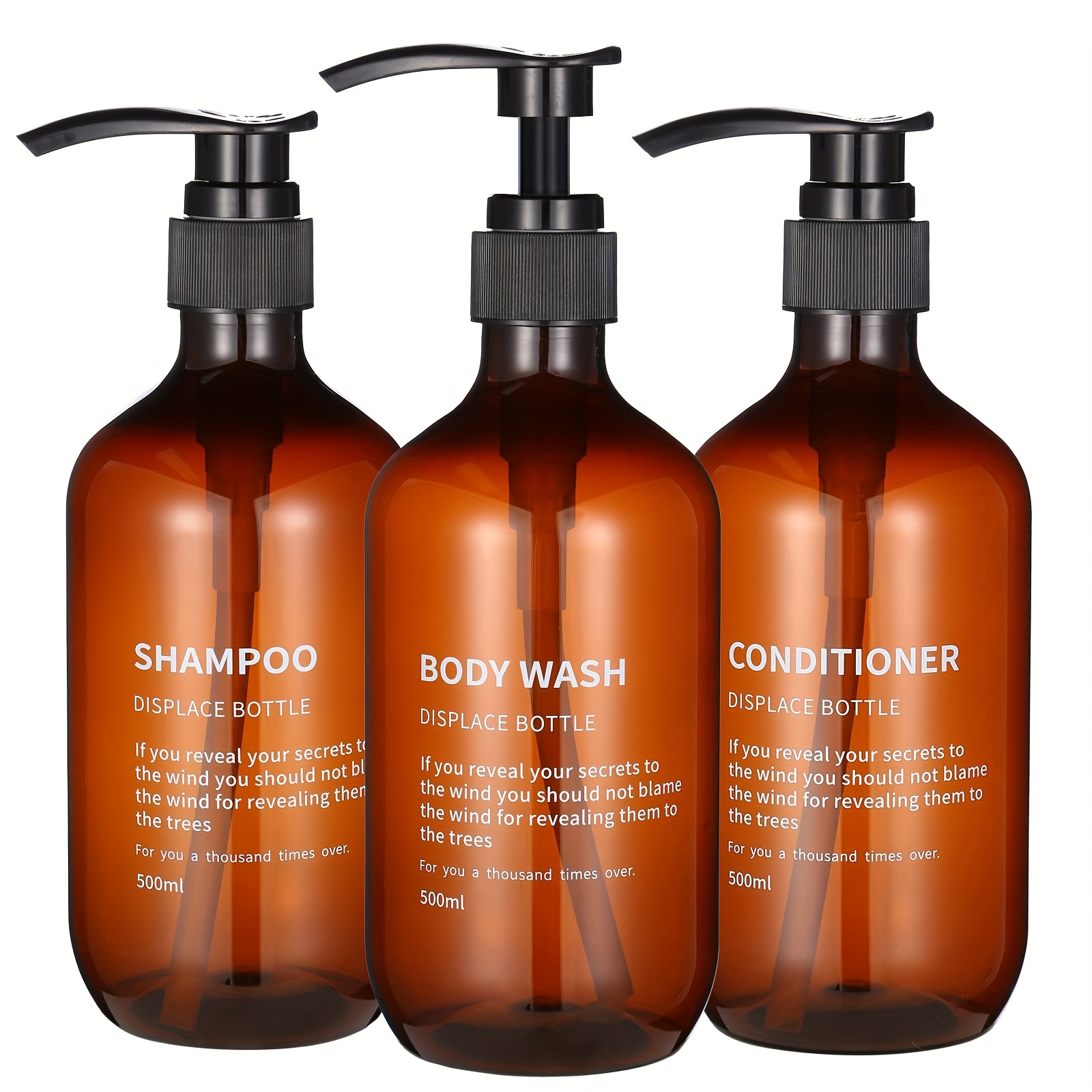 Zara Home Bathroom Accessories - Ensemble distributeur de shampoing et de
