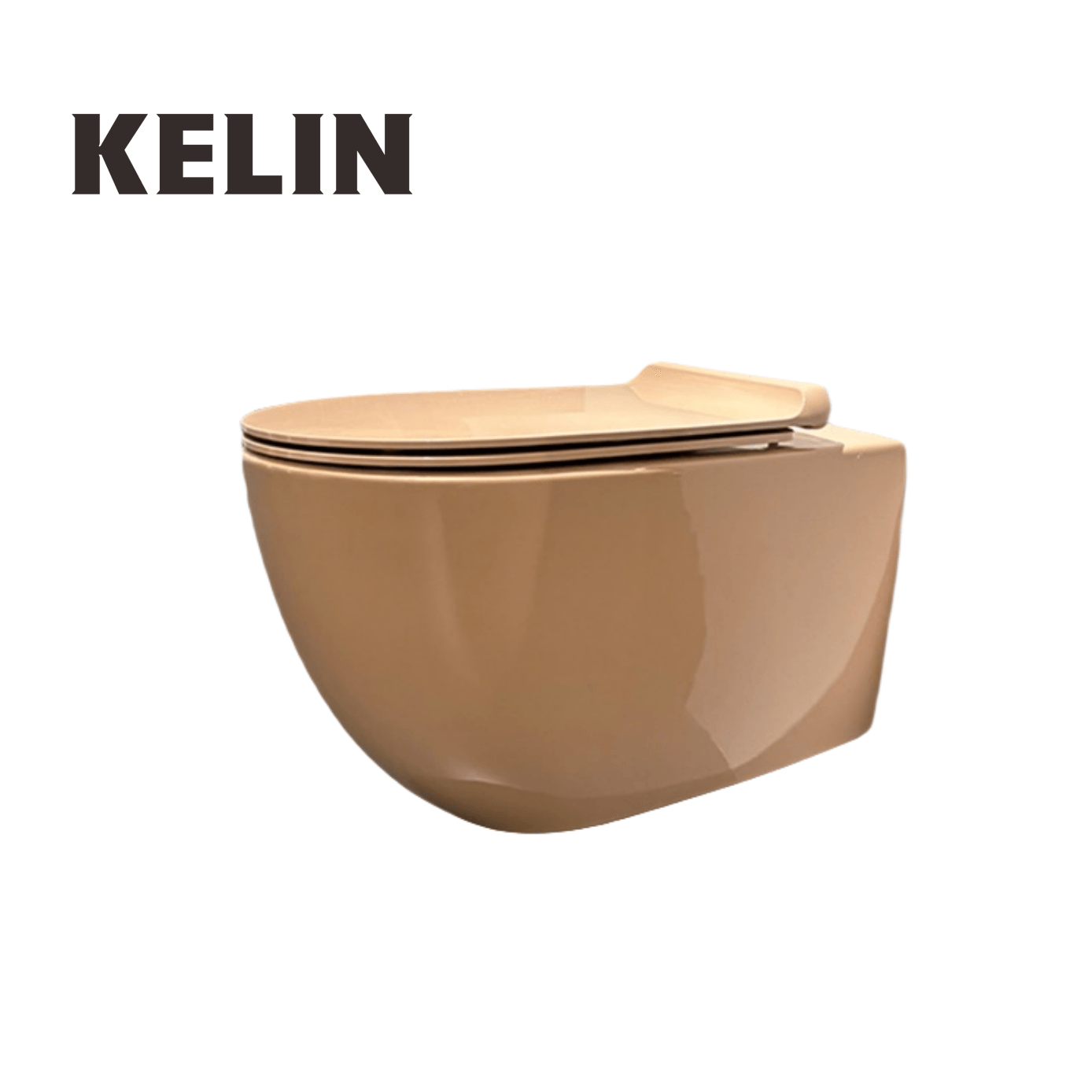 Home In Bathroom - WC suspendu KELIN, style moderne, cuvette