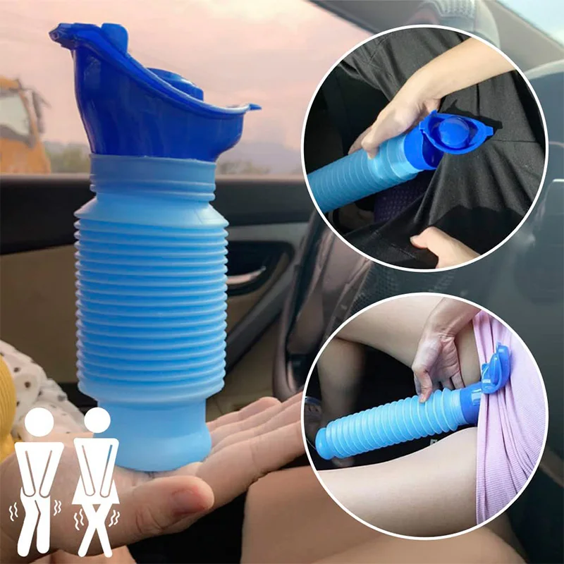 Home Bathroom Urinal - Urinoir Portable pour adulte, 750ml, Camping