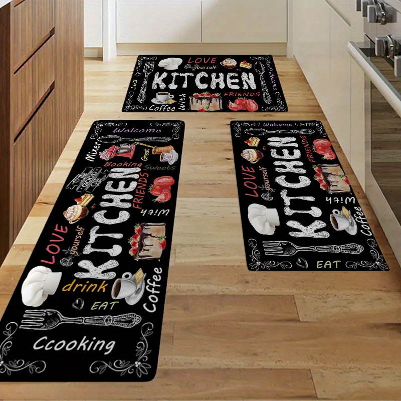 Home Bathroom Quotes - Tapis de tableau de cuisine à