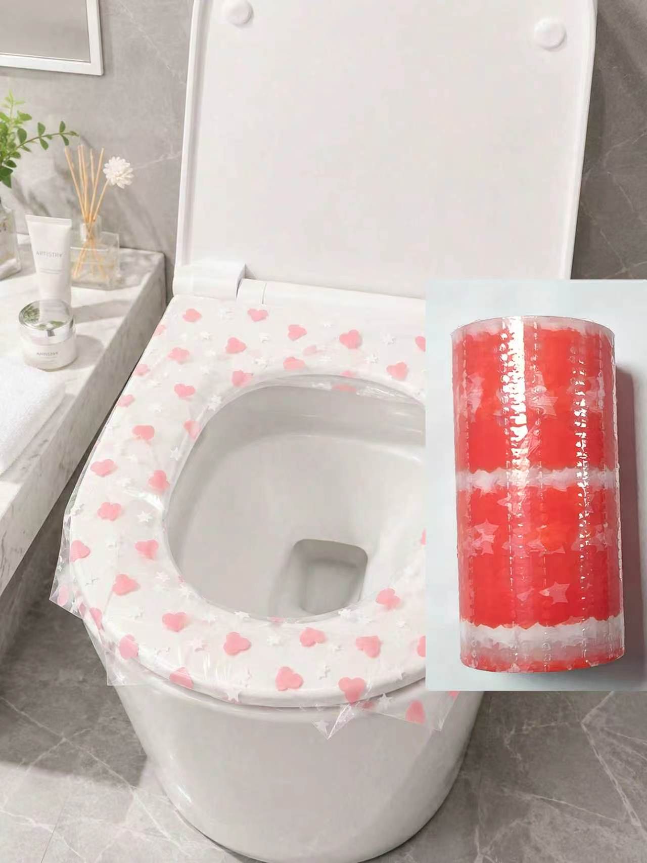 Home Bathroom Equipment - 133 pièces/rouleau de housses de siège