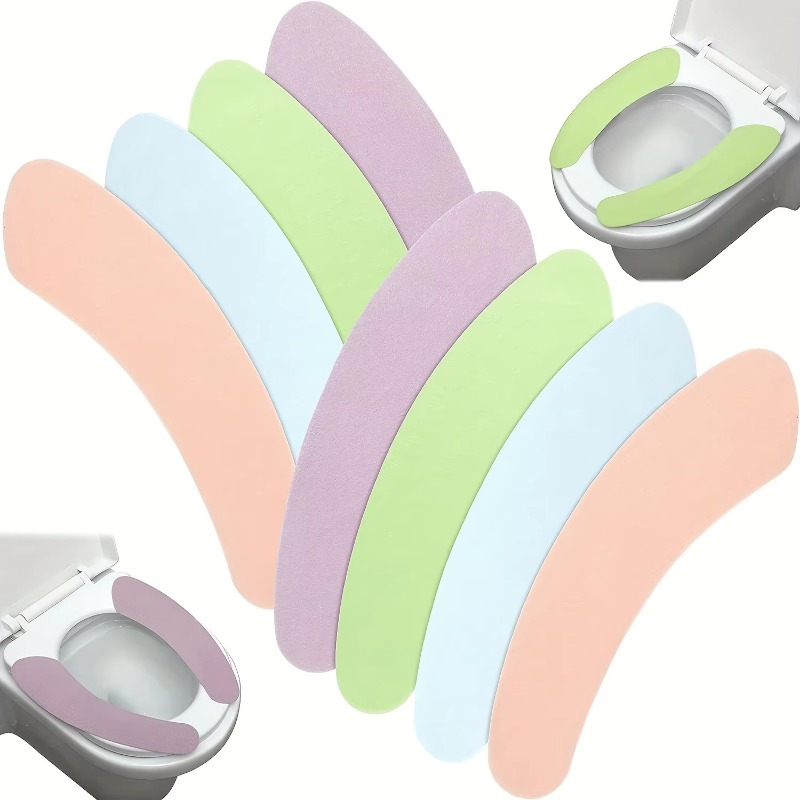 Home Bathroom Equipment - Coussin de siège de toilette coloré,
