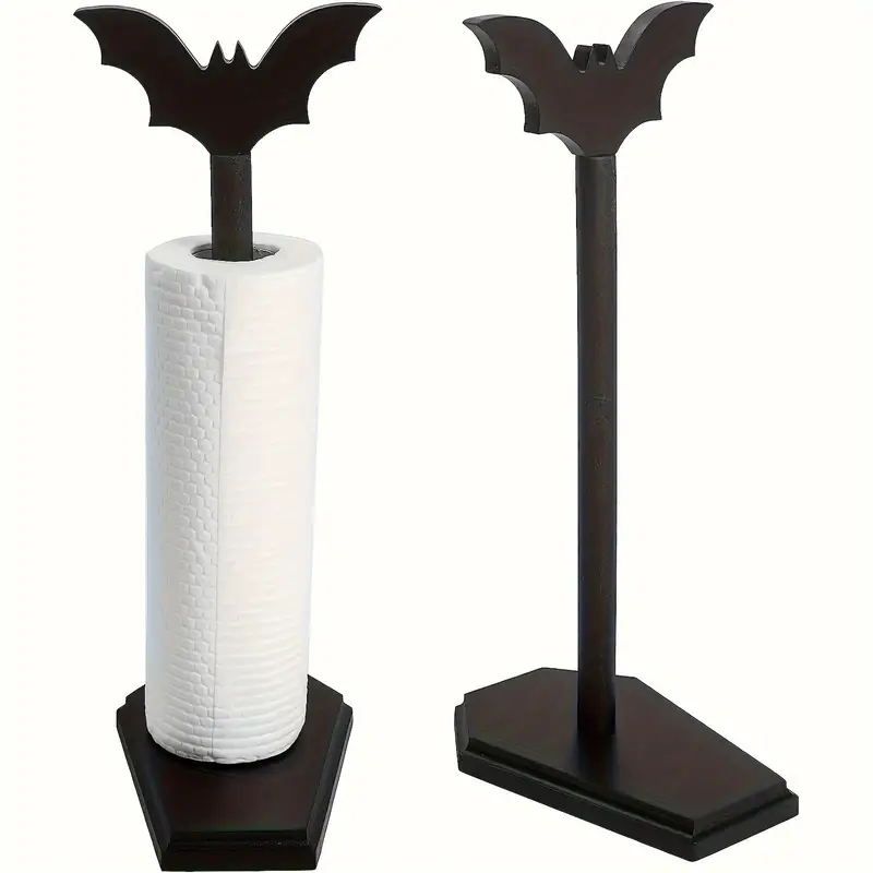 Home Bathroom Paper Towels - Porte-serviettes en papier chauve-souris, décor d'Halloween