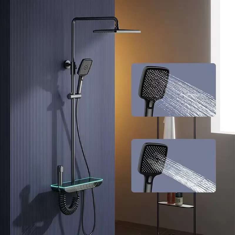 Home In Bathroom - Ensemble de douche thermostatique numérique intelligent