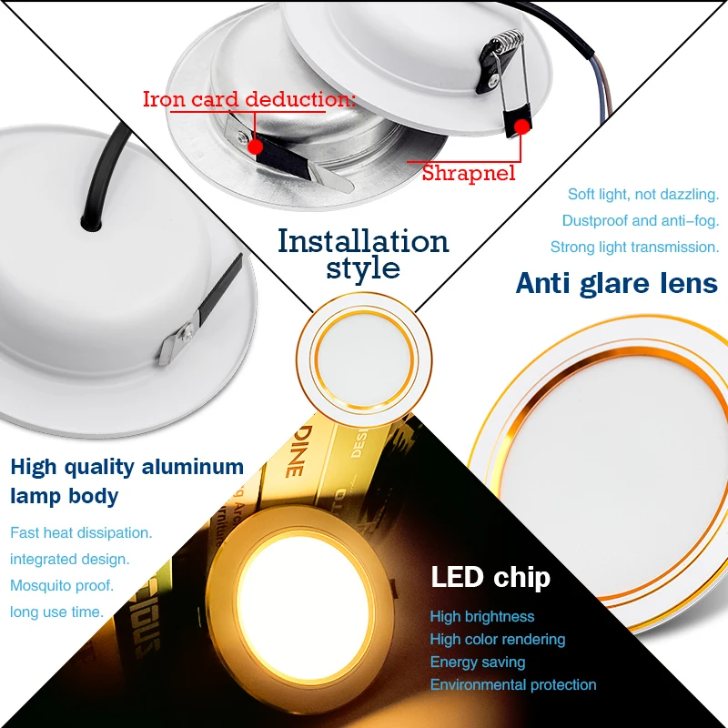 10 pièces/lot Led Downlight AC - Home Of The Year Bathroom avis et prix