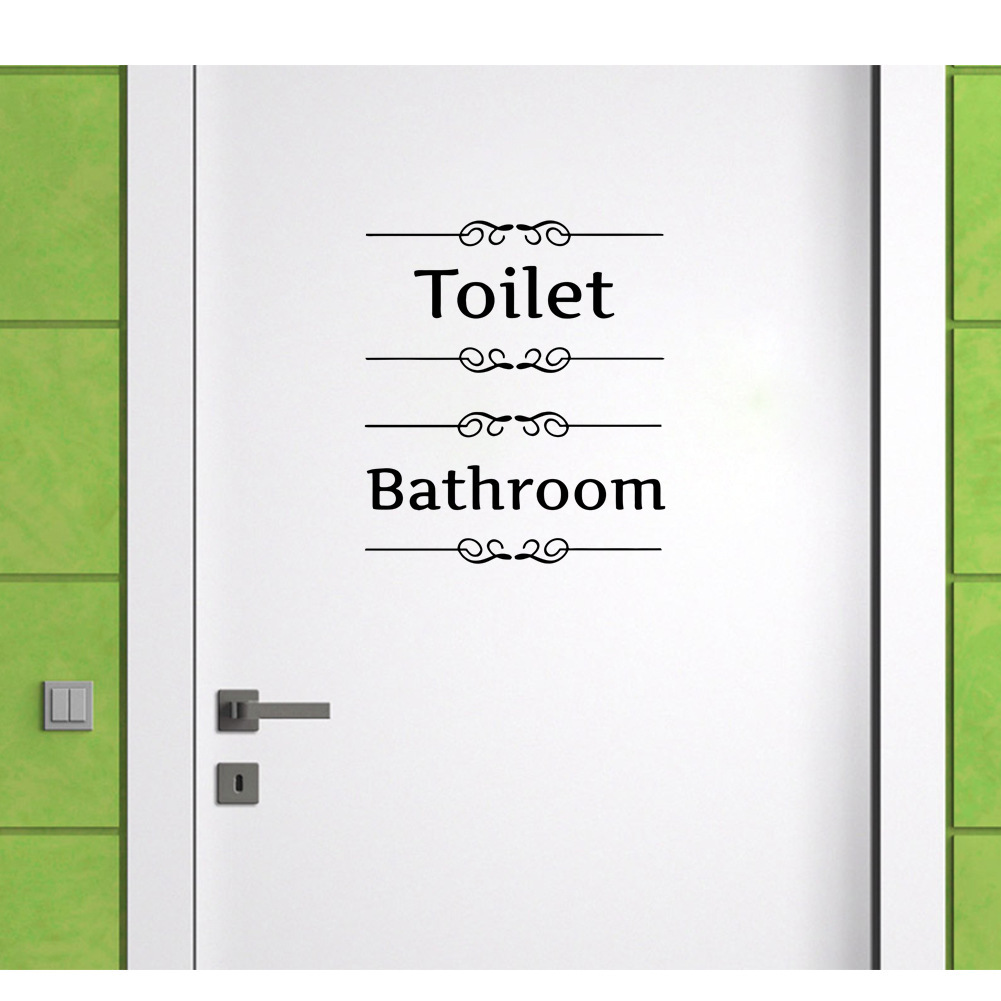 Toilettes salle de bains signe - Home Bathroom Quotes avis et prix