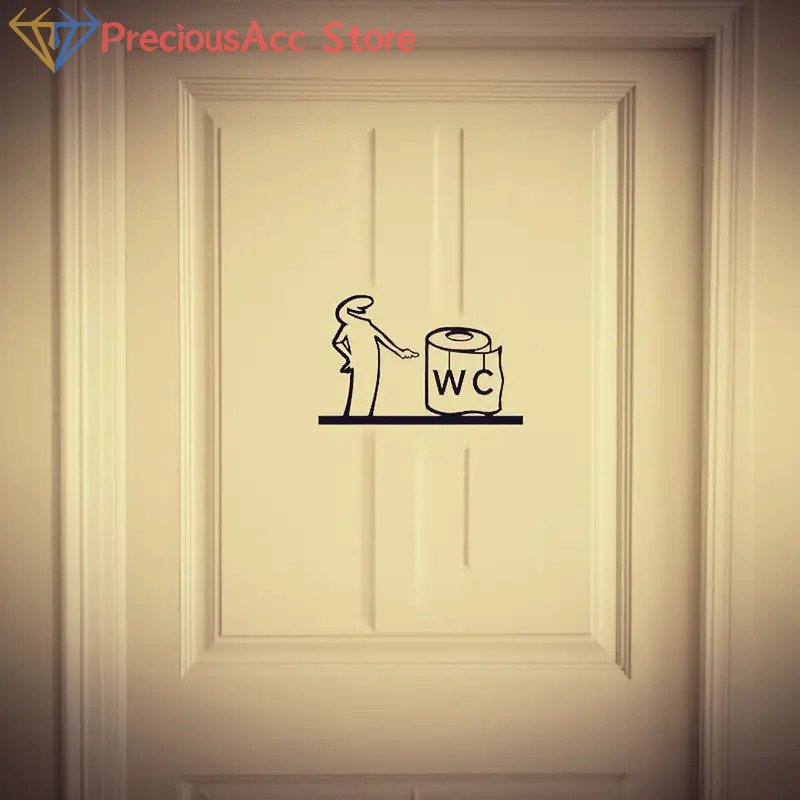 La Linea – autocollants d'art  - Home Bathroom Door Signs avis et prix