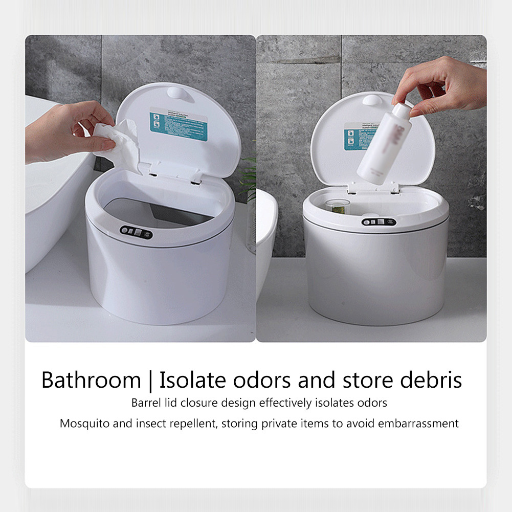 Poubelle automatique à capteur - Home Bathroom Trash Can avis et prix