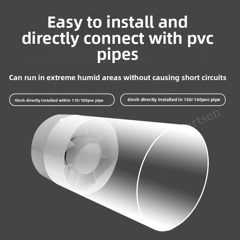 Ventilateur de conduit en lign - Home Bathroom Ventilation avis et prix