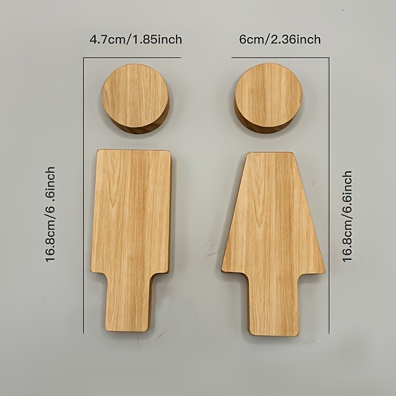 Panneau de salle de bain en bo - Home Bathroom Door Signs avis et prix