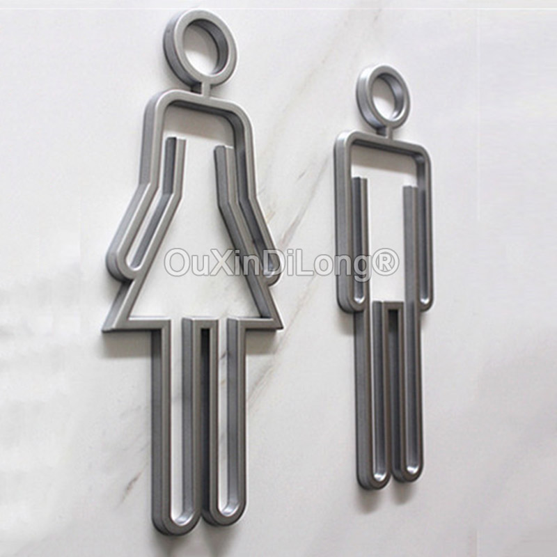 Symbole de toilette en acryliq - Home Bathroom Door Signs avis et prix