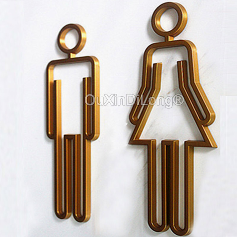 Symbole de toilette en acryliq - Home Bathroom Door Signs avis et prix
