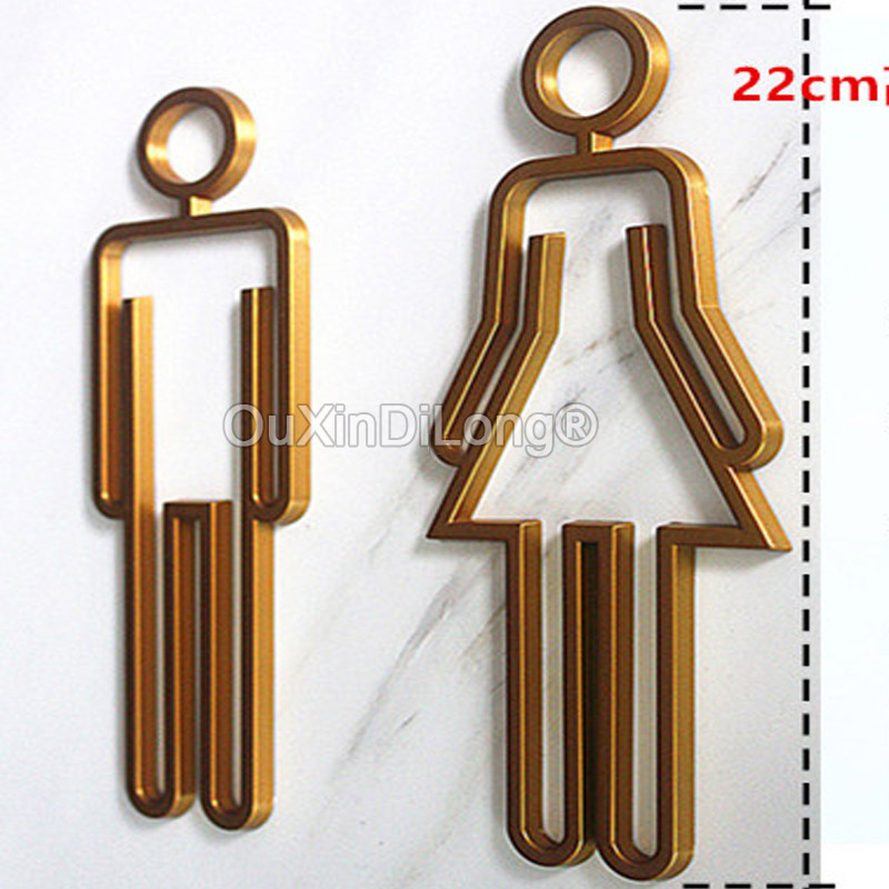 Symbole de toilette en acryliq - Home Bathroom Door Signs avis et prix