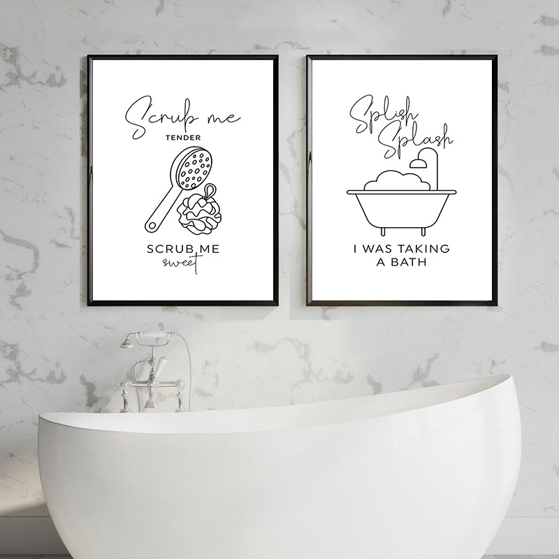 Affiches et impressions humori - Home Bathroom Quotes avis et prix