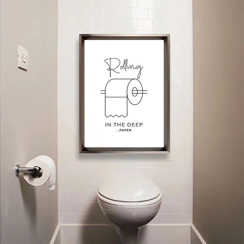 Affiches et impressions humori - Home Bathroom Quotes avis et prix