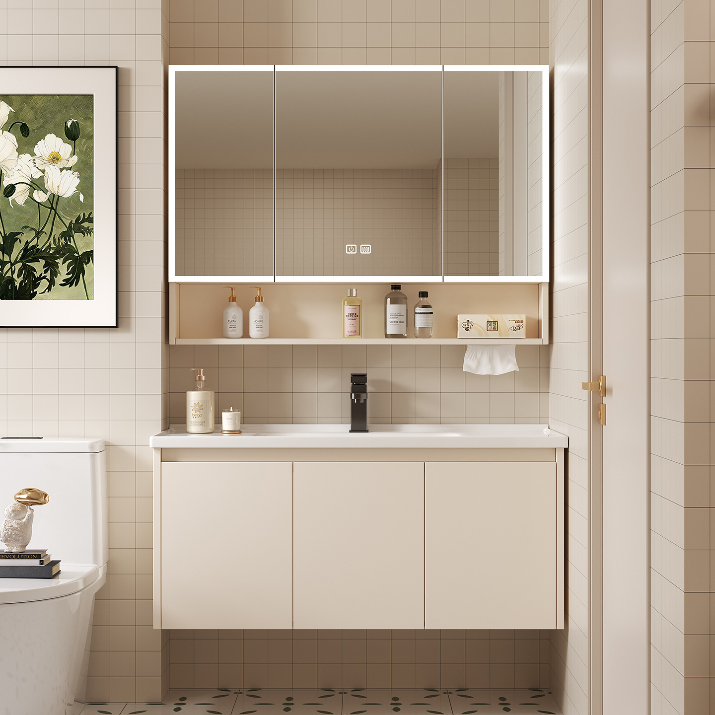 Armoire de rangement intellige - Home Bathroom Paper Towels avis et prix