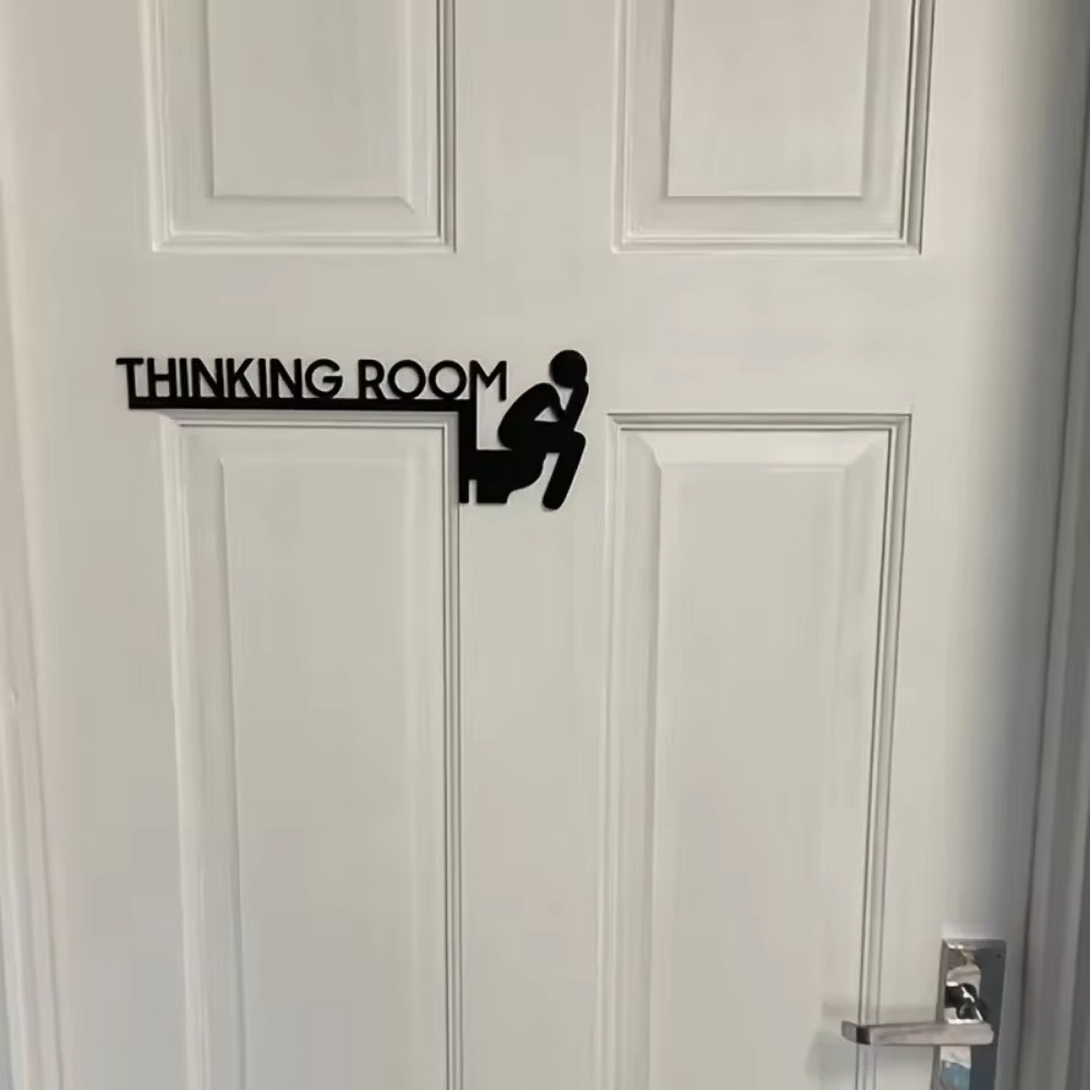 Panneau d'angle de porte de to - Home Bathroom Door Signs avis et prix