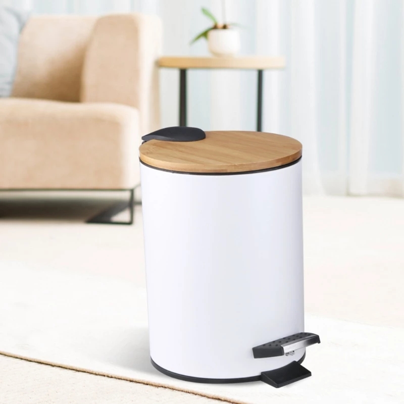 Poubelle à couvercle basculant - Home Bathroom Trash Can avis et prix
