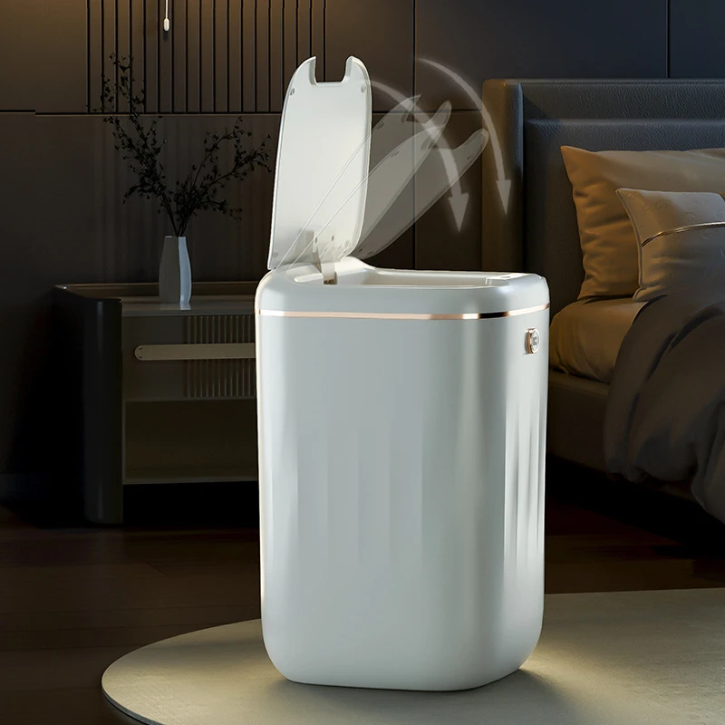Poubelle à capteur intelligent - Home Bathroom Trash Can avis et prix
