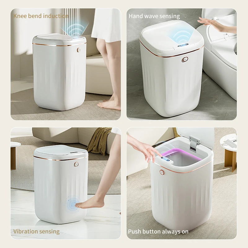 Poubelle à capteur intelligent - Home Bathroom Trash Can avis et prix