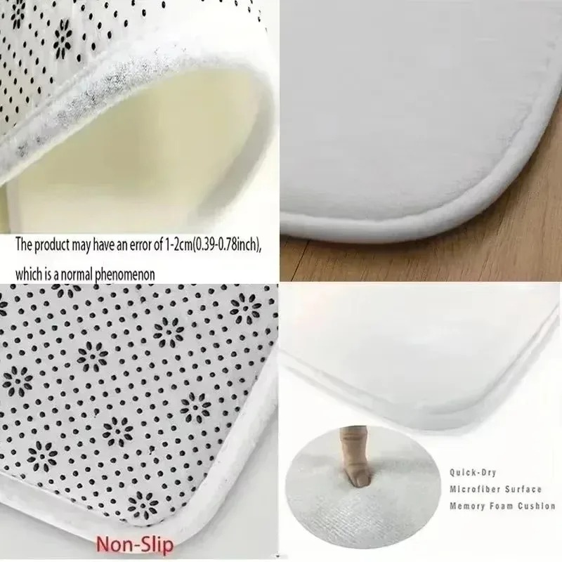 Paillasson de Noël rouge en fl - Home Bathroom Quotes avis et prix