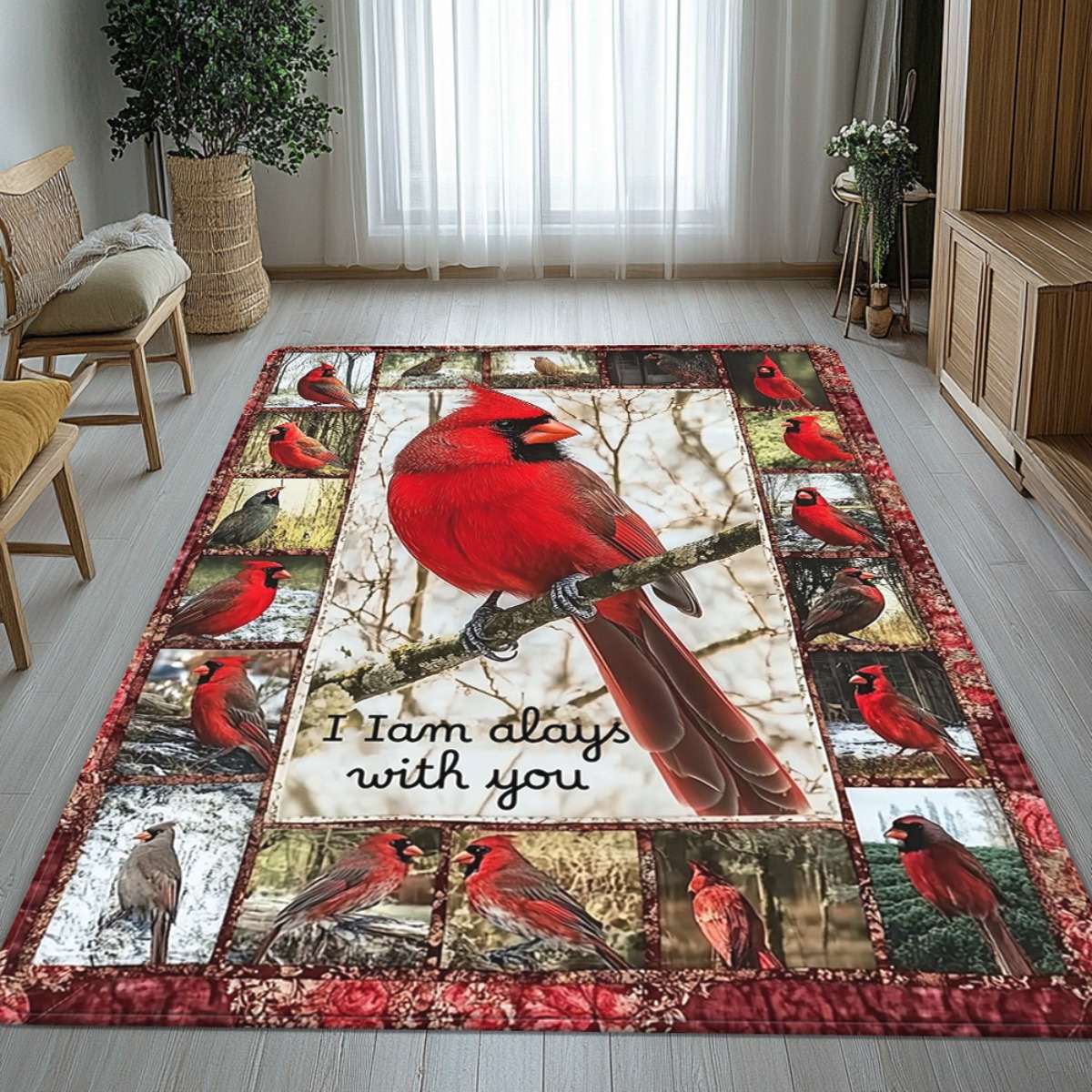 Tapis rustique imprimé oiseaux - Home Bathroom Quotes avis et prix