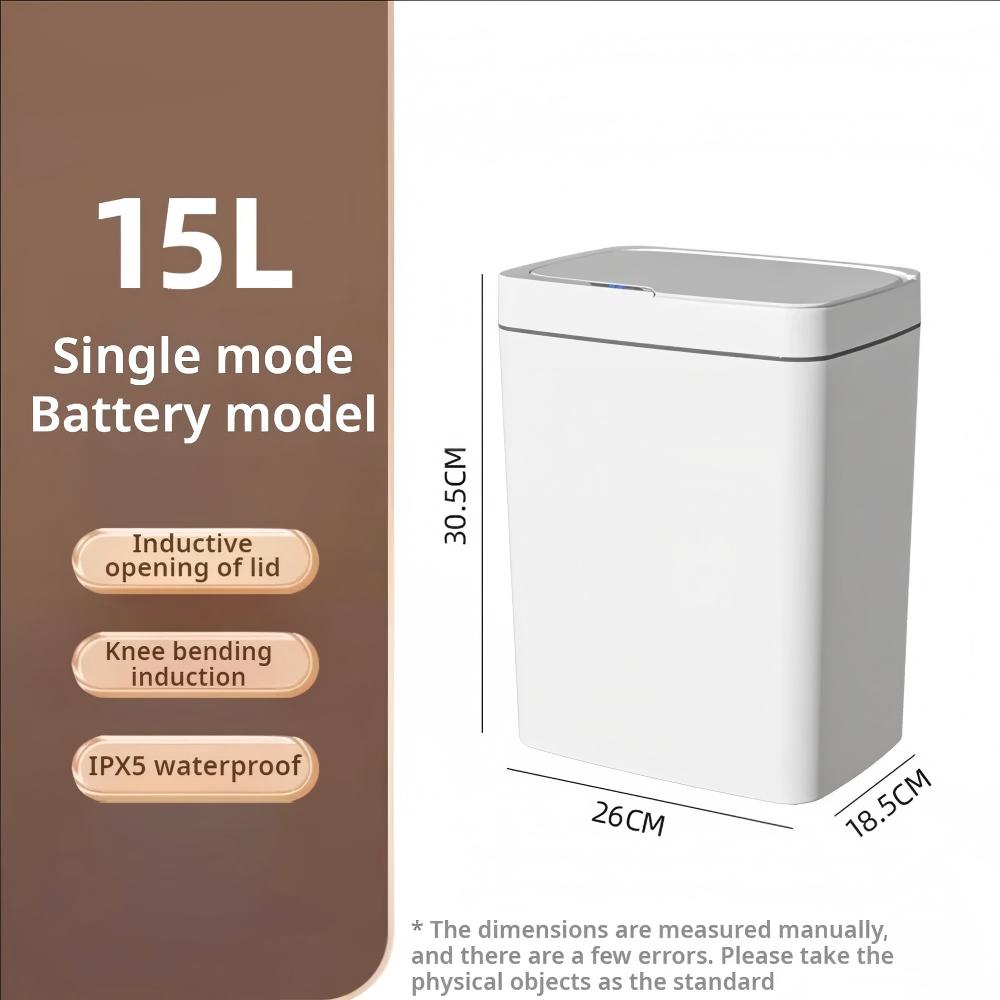 Poubelle intelligente sans con - Home Bathroom Trash Can avis et prix