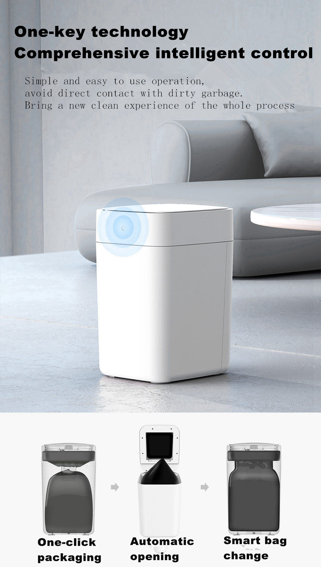 Townew T1S capteur intelligent - Home Bathroom Trash Can avis et prix